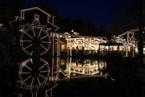 Christmas Lights on theMill at Dollywood