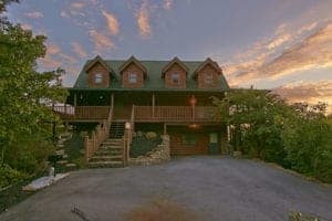 large group cabin in the Smoky Mountains